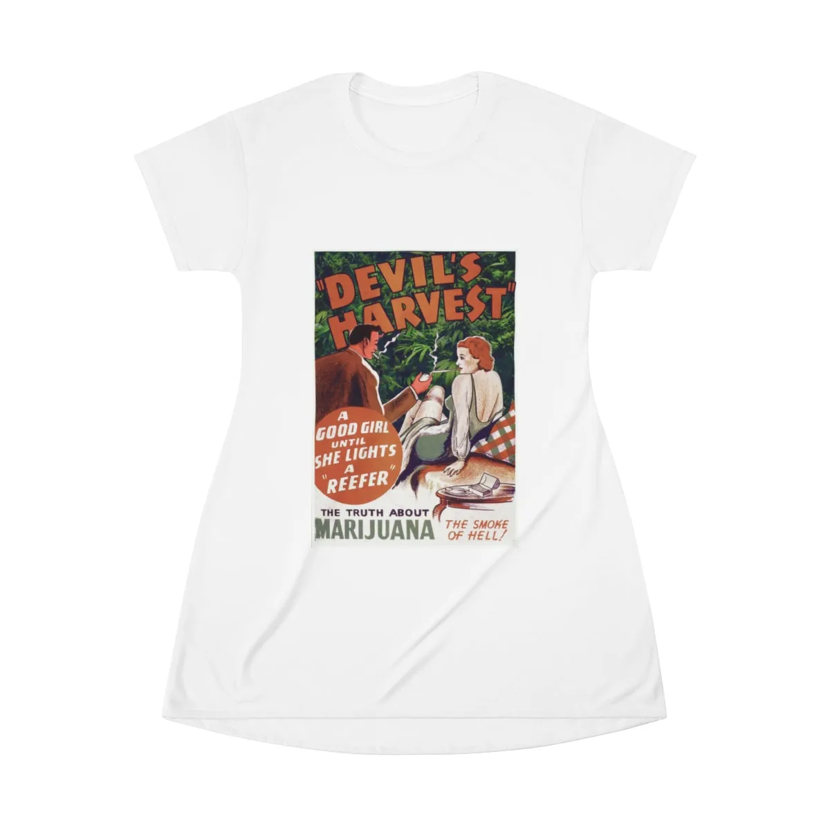 VCC  Women's T-shirts  All Over Print T-Shirt Dress / Devils Harvest