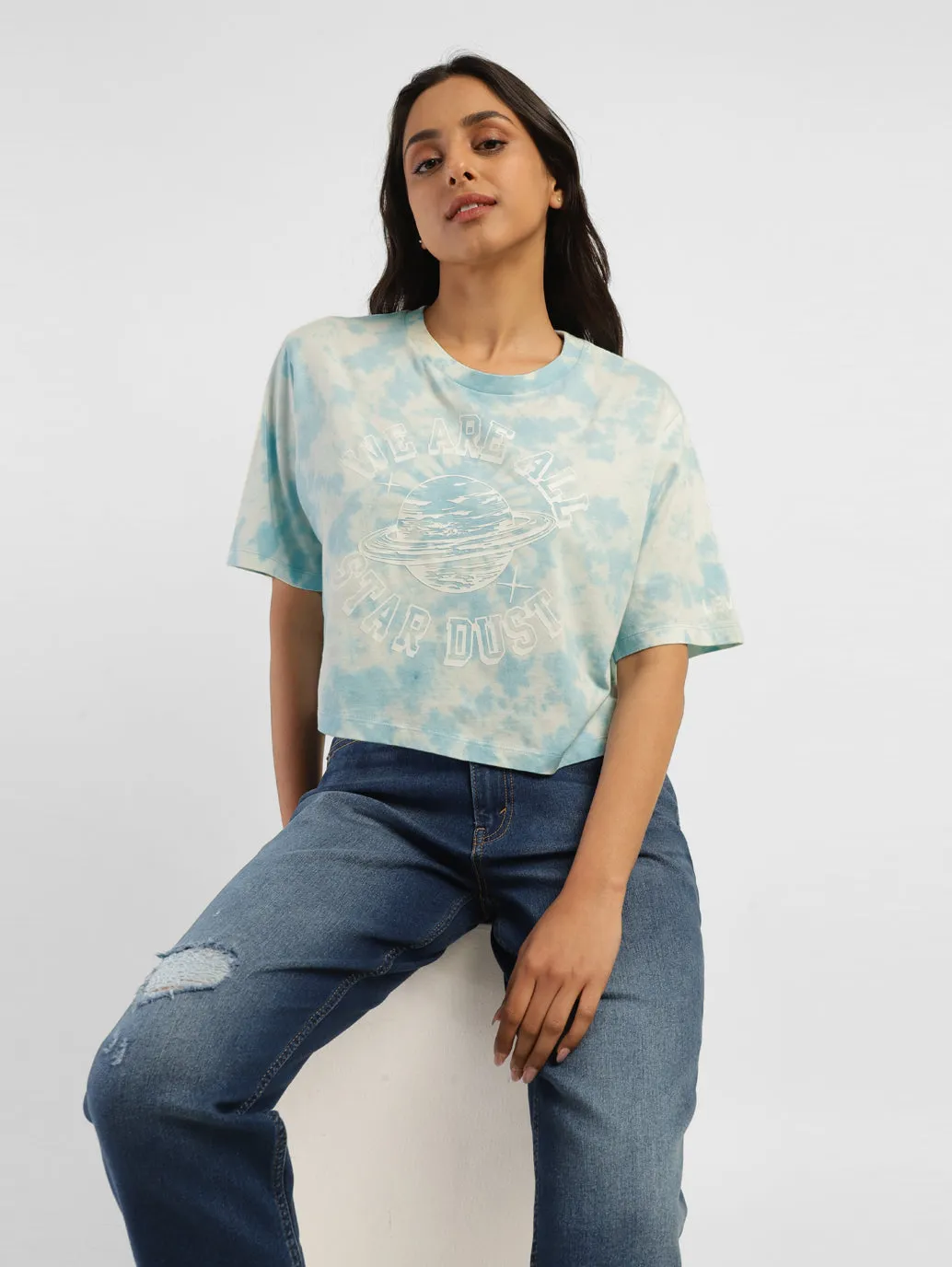 Women's Tie-Dye Boxy Fit T-shirt