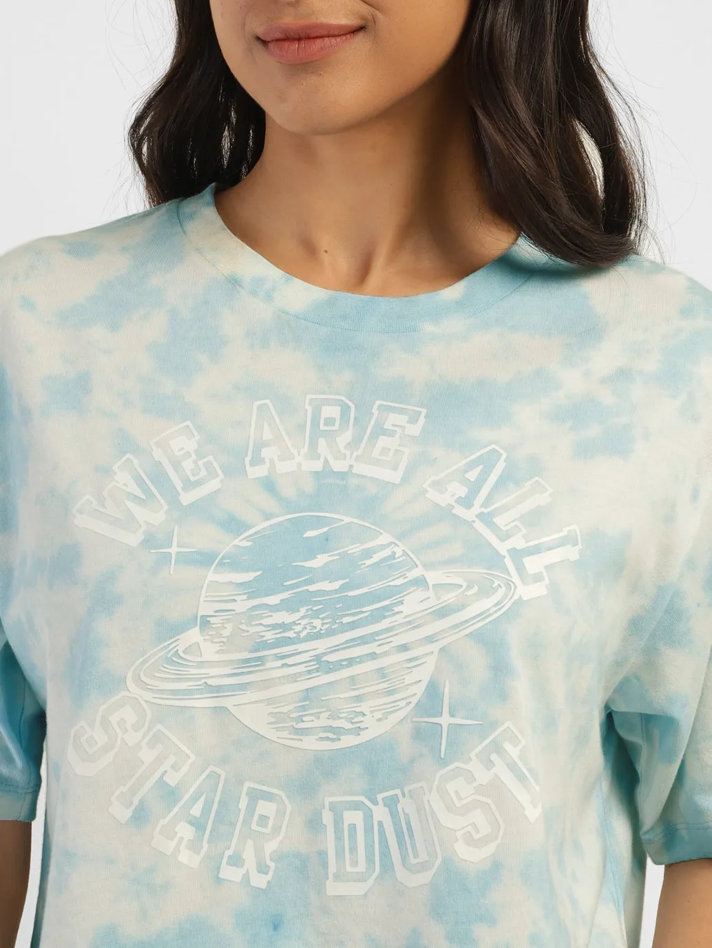 Women's Tie-Dye Boxy Fit T-shirt