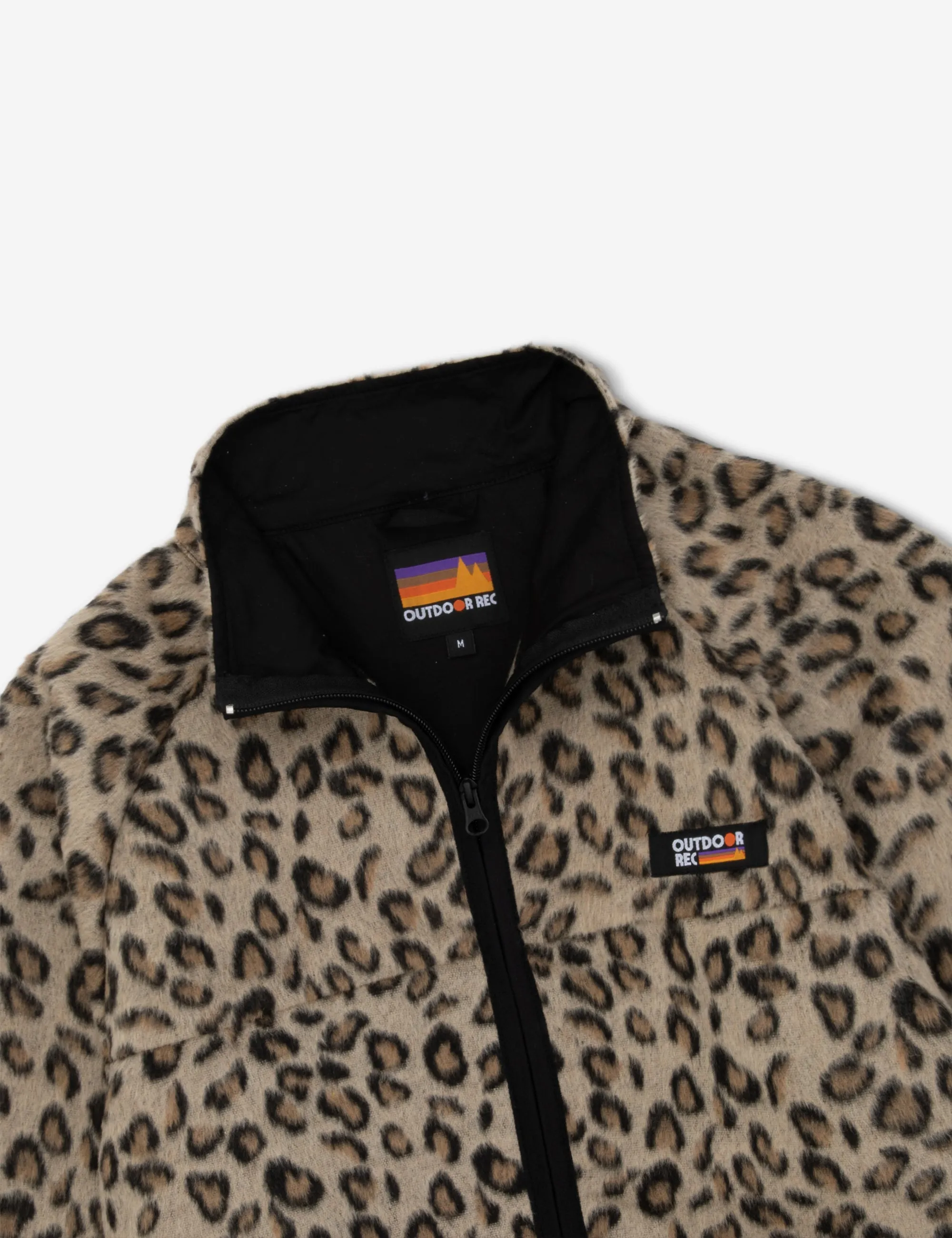 Zip Thru Jacket - Leopard