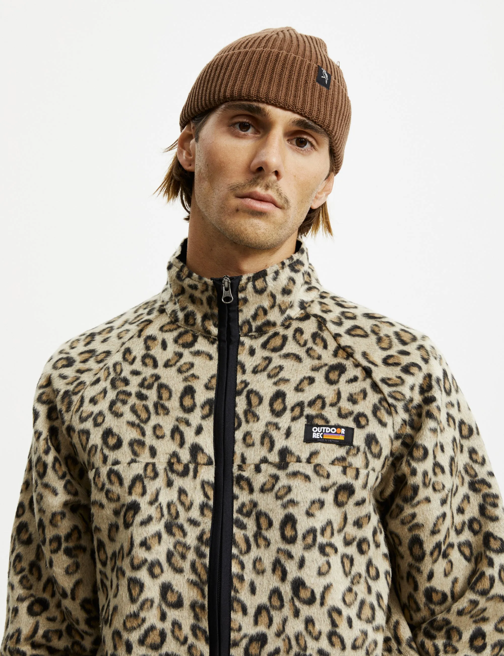 Zip Thru Jacket - Leopard