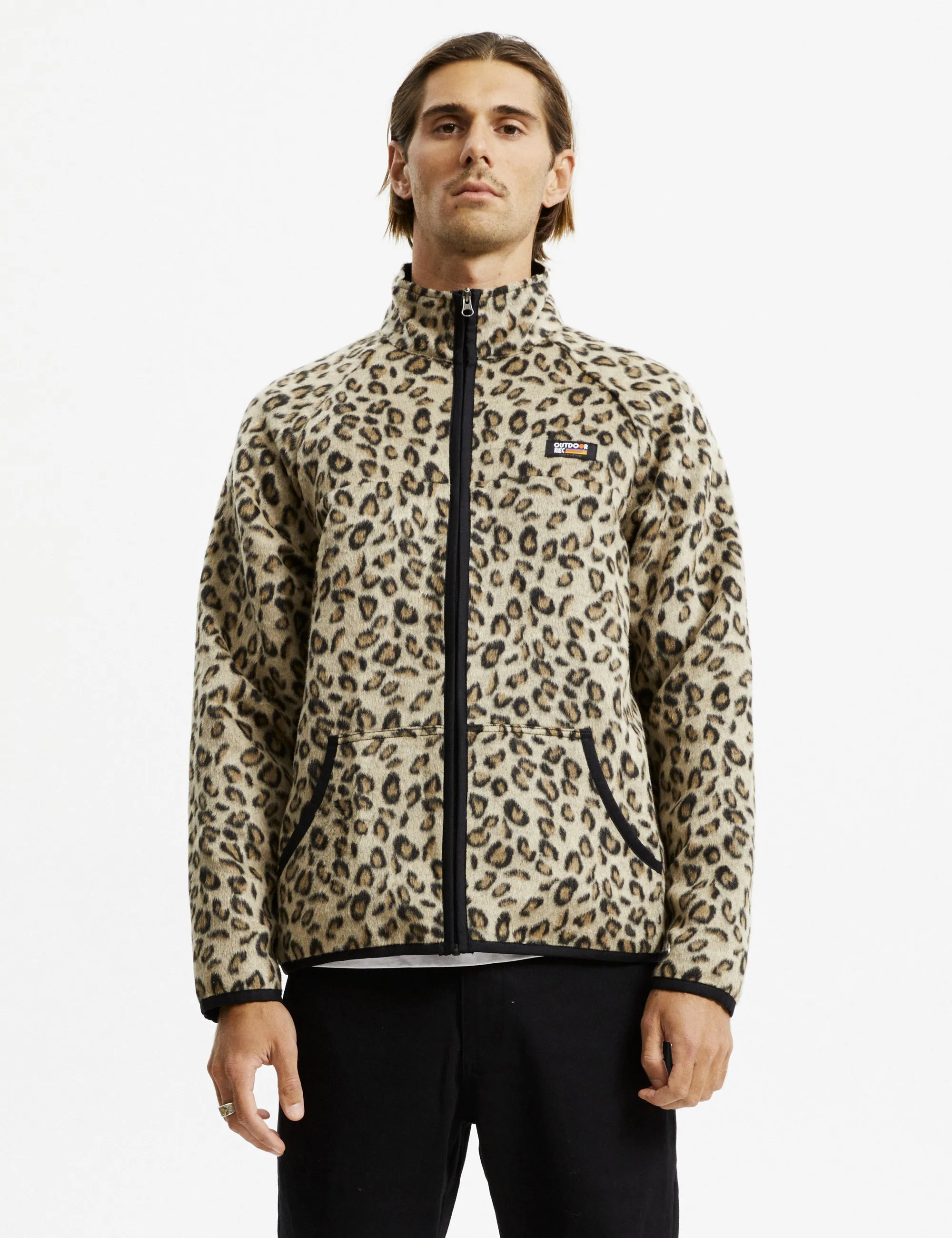 Zip Thru Jacket - Leopard